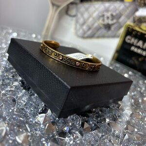 Alex and Ani Gold Love Cuff Bracelet NWT